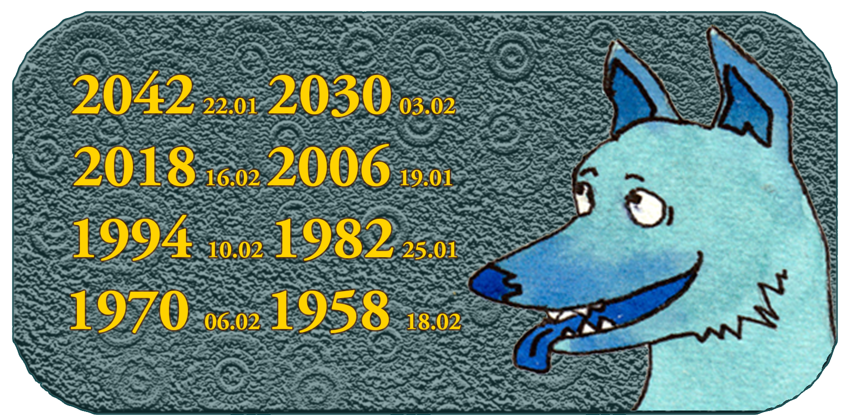 Kinesiska zodiakens djurår | De tolv kinesiska djuren | Djur nr. 11 hund