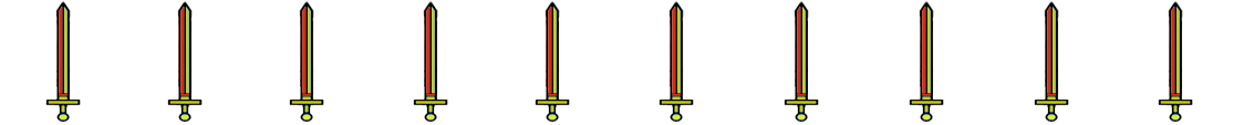 Tarot | Svärd, Swords | 10